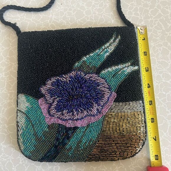 Vintage PATRICK SWEENEY The Last Tulip Comapny Beaded Purse - Picture 11 of 16